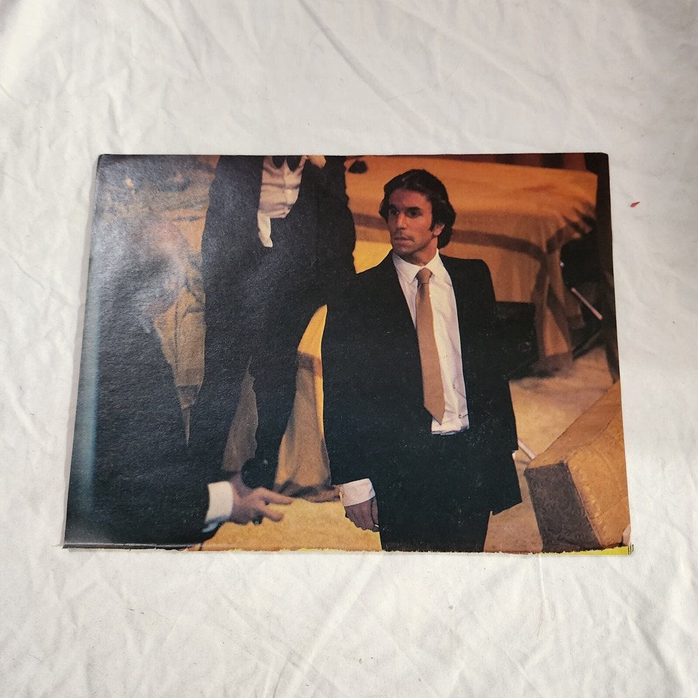 Henry Winkler Black Suit Pinup Clipping Vintage 1970s 8x10 TV Memorabilia